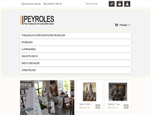 Tablet Screenshot of peyroles.fr